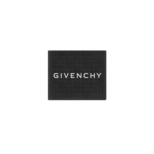 Schwarze Lederbrieftasche mit Signaturdruck,Wallets & Cardholders Givenchy