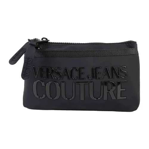Schwarze Nylon Versace Marsupio Clutch Versace Jeans Couture