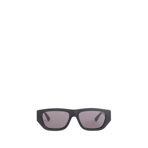 Schwarze quadratische Sonnenbrille Bottega Veneta