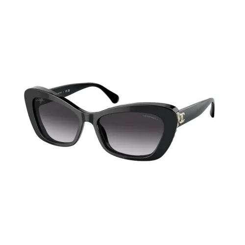 Schwarze Rahmen Sonnenbrille Chanel