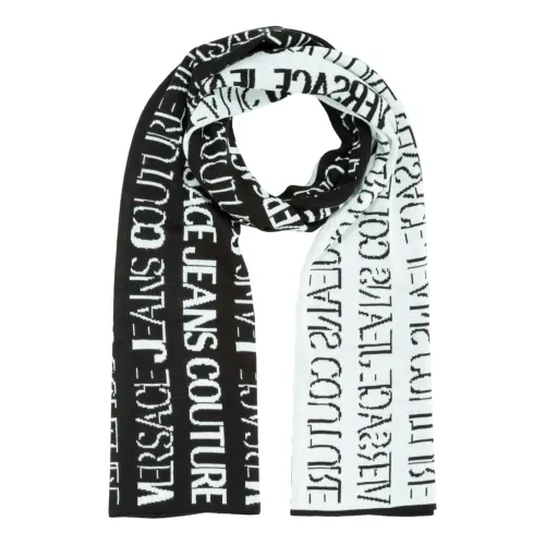 Schwarze Schals für Stilvolles Aussehen Versace Jeans Couture