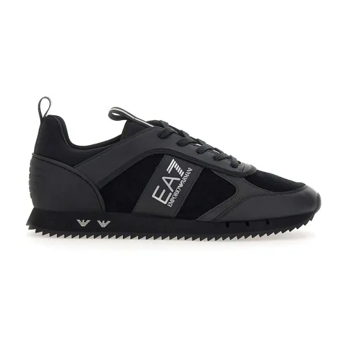 Schwarze Sneakers für Herren Emporio Armani EA7