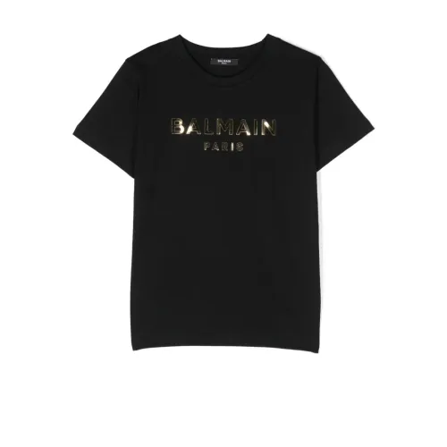 Schwarze T-Shirts & Polos für Mädchen Balmain