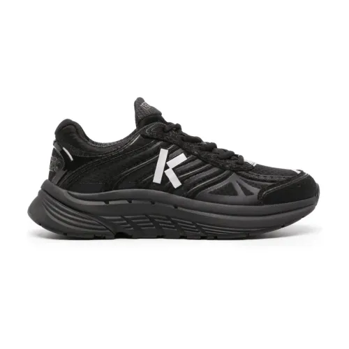 Schwarze Tech Runner Sneakers Kenzo