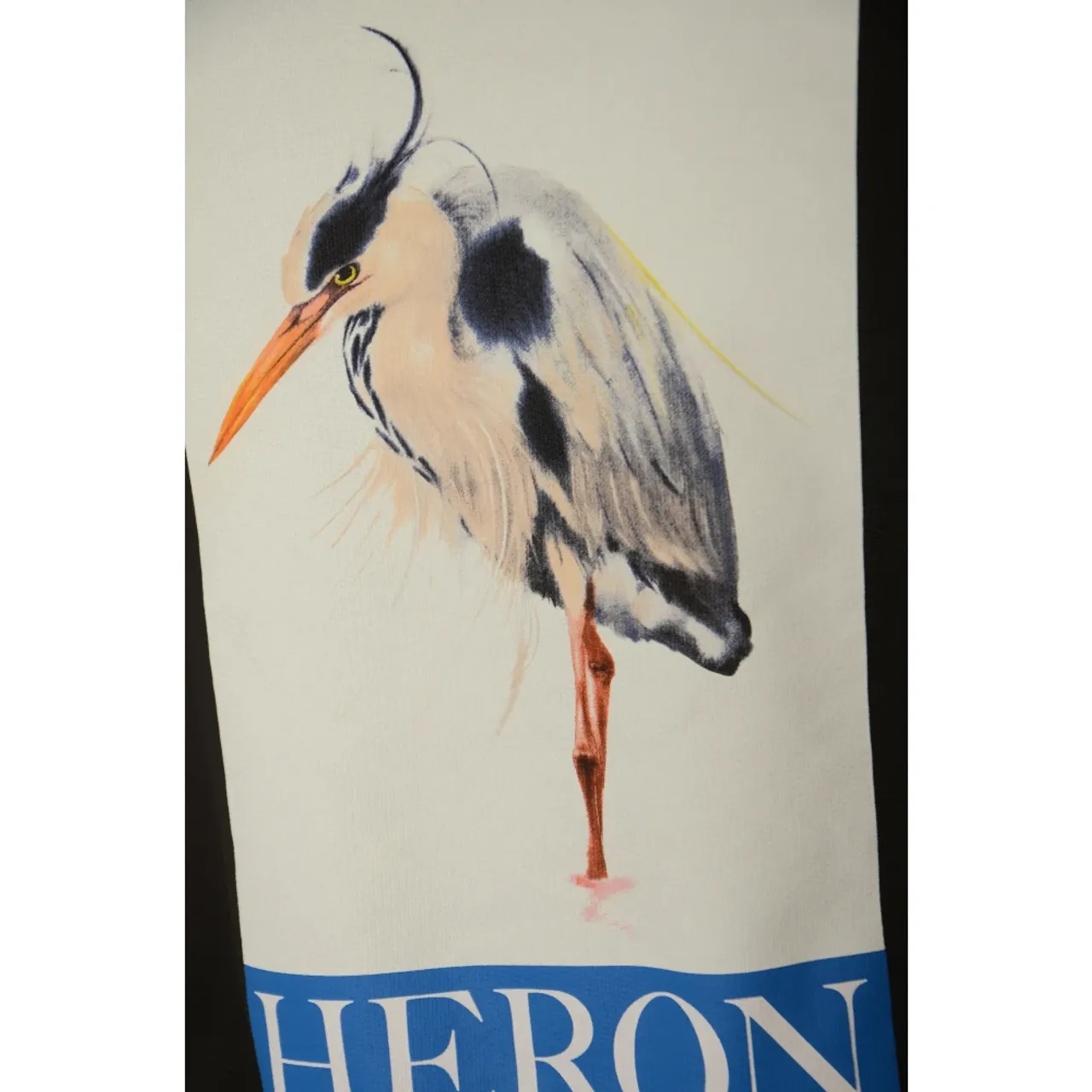 Schwarze Vogel Gemalte Sweaters Heron Preston