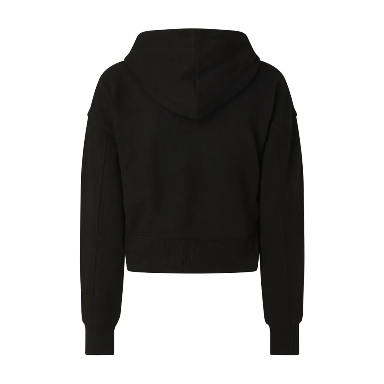 Schwarzer Rib Mix Sweatshirt für Frauen Calvin Klein
