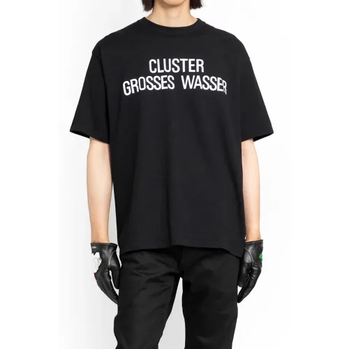 Schwarzes Cluster Grosses Wasser T-Shirt Undercover