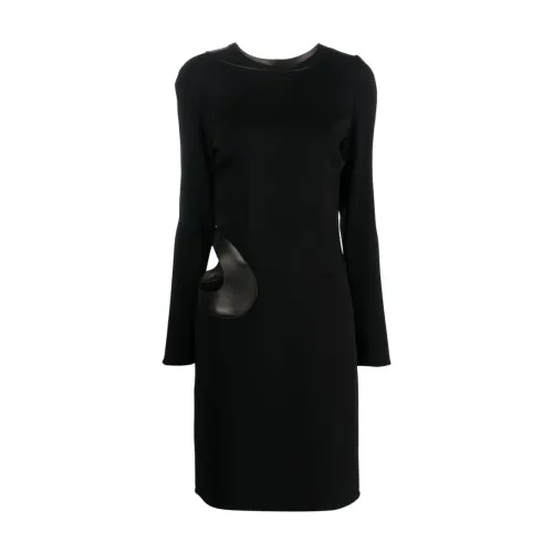 Schwarzes Kleid mit Ausschnitten Tom Ford