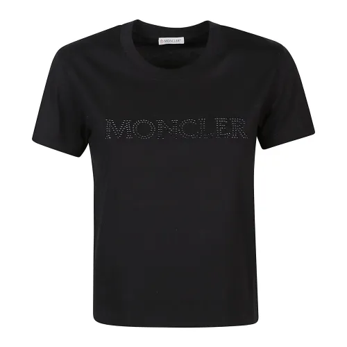 Schwarzes T-Shirt Moncler