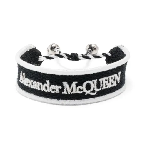 Schwarzes Verstellbares Armband Alexander McQueen