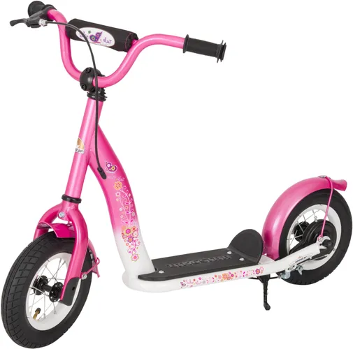 Scooter BIKESTAR pink (pink, schwarz, weiß) Cityroller