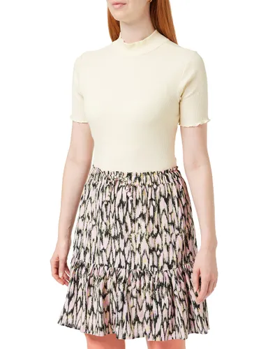 Scotch & Soda Maison Damen Printed Shorter Length Skirt Rock