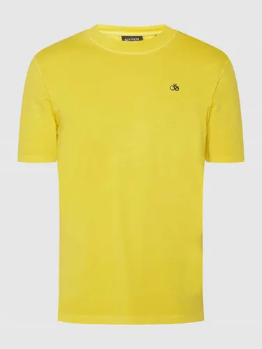 Scotch & Soda T-Shirt aus Slub Jersey in Gelb