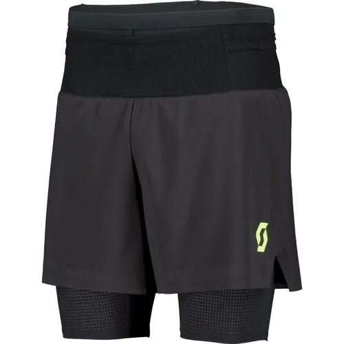 Scott RC Run Hybrid Shorts - Trailrunning Shorts - Herren Black / Yellow XL