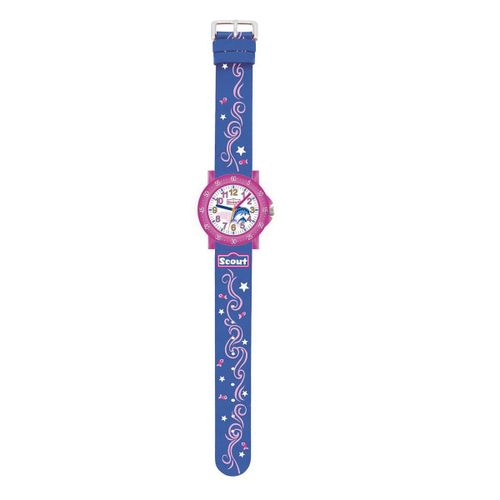 Scout Mdchen Analog Quarz Uhr mit Textil Armband 280375001