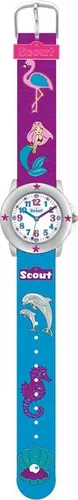 Scout Quarzuhr Star Kids, 280393023, Muschel-Delphin-,Meerjungfraumotiv, ideal auch als Geschenk