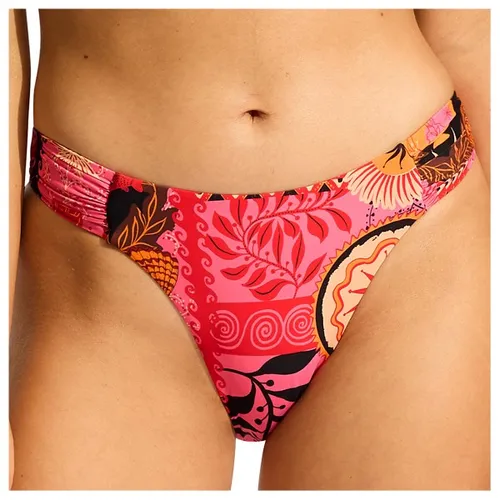 Seafolly - Women's Atlantis High Leg Ruched Side Pant - Bikini-Bottom