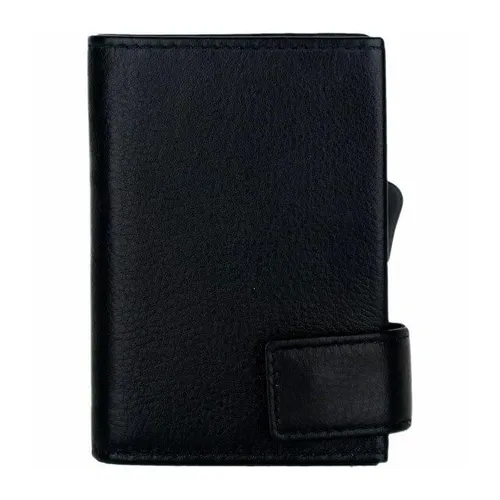 SecWal SecWal 1 Kreditkartenetui Geldbörse RFID Leder 9 cm schwarz