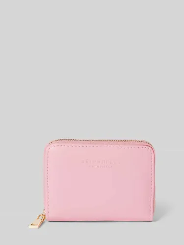 Seidenfelt Portemonnaie in unifarbenem Design Modell 'YLVA' in Pink, Größe One Size