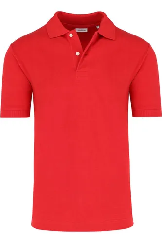 Seidensticker Regular Fit Poloshirt Kurzarm rot