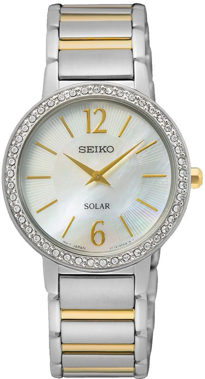 Seiko Solaruhr SUP469P1, Armbanduhr, Damenuhr