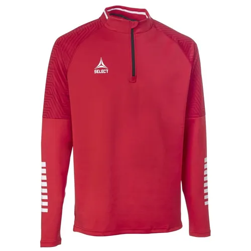 Select Trainingsshirt Monaco v24 Half Zip - Rot/Weiß