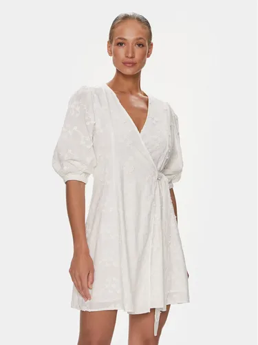Selected Femme Kleid 16089220 Weiß Regular Fit