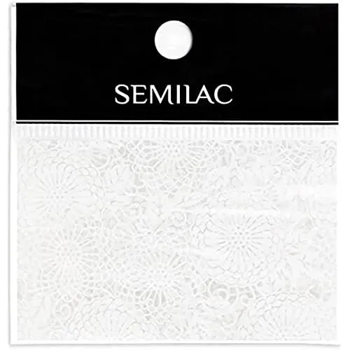 Semilac Nail fransfer foil 14 White Lace