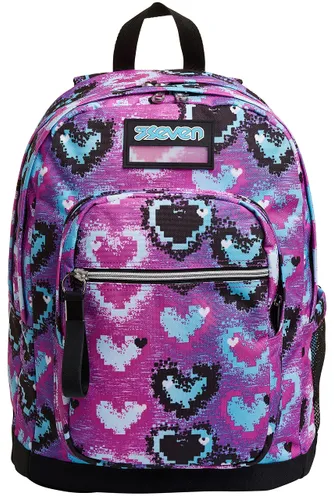 SEVEN RUCKSACK NEW FIT GLOSSY GIRL Backpack für Schule