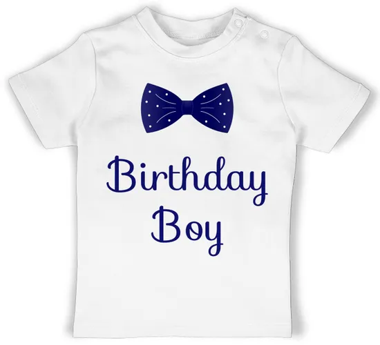 Shirtracer T-Shirt Birthday Boy - Fliege Geburtstag Geschenk für Babys