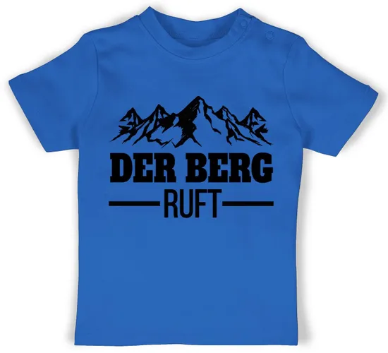Shirtracer T-Shirt Der Berg ruft - schwarz Sport & Bewegung Baby