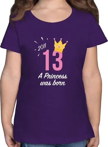 Shirtracer T-Shirt Dreizehnter Mädchen Princess 2011 13. Geburtstag