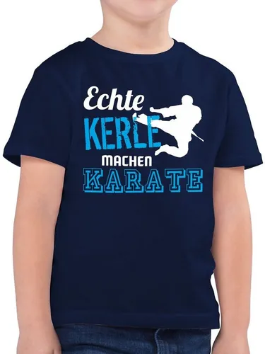 Shirtracer T-Shirt Echte Kerle machen Karate (1-tlg) Kinder Sport Kleidung