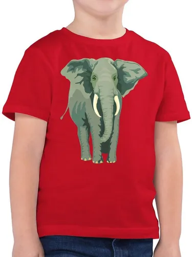 Shirtracer T-Shirt Elefant (1-tlg) Tiermotiv Animal Print