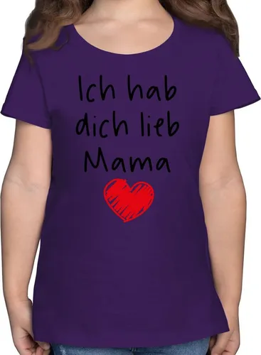 Shirtracer T-Shirt Ich hab dich lieb Mama Mama