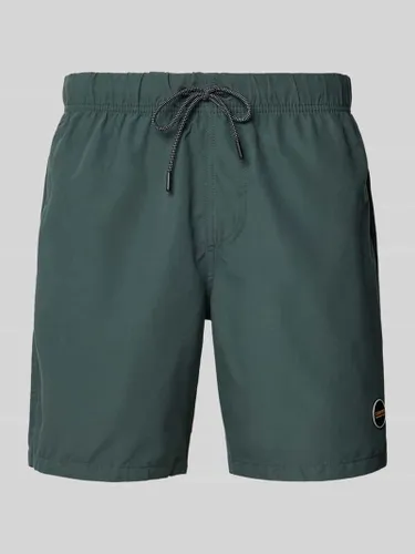 Shiwi Badehose mit Label-Patch Modell 'Mike' in Bottle