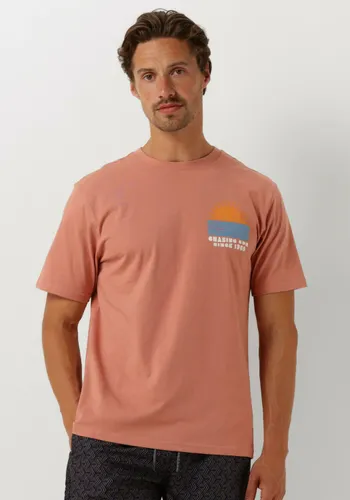 Shiwi Herren Polos & T-Shirts Men Sunset T-shirt - Rosa