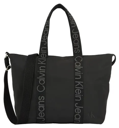 Shopper CALVIN KLEIN JEANS "ULTRALIGHT SHOPPER29 NY" Gr. B/H/T: 44 cm x 29,5 cm x 13 cm, schwarz (black) Damen Taschen Handtaschen