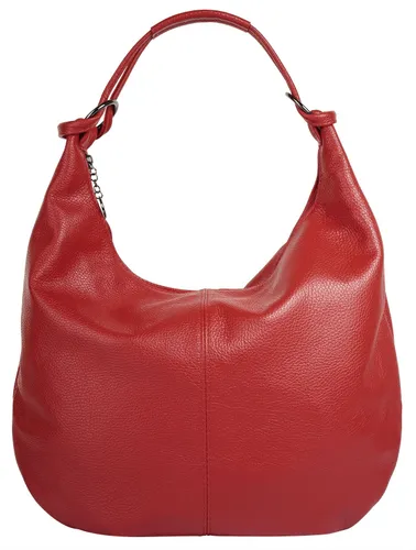 Shopper CLUTY Gr. B/H/T: 35 cm x 33 cm x 7 cm onesize, rot Damen Taschen Handtaschen