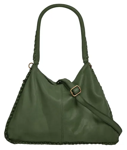 Shopper SAMANTHA LOOK Gr. B/H/T: 34 cm x 24 cm x 9 cm onesize, grün (dunkelgrün) Damen Taschen Handtaschen