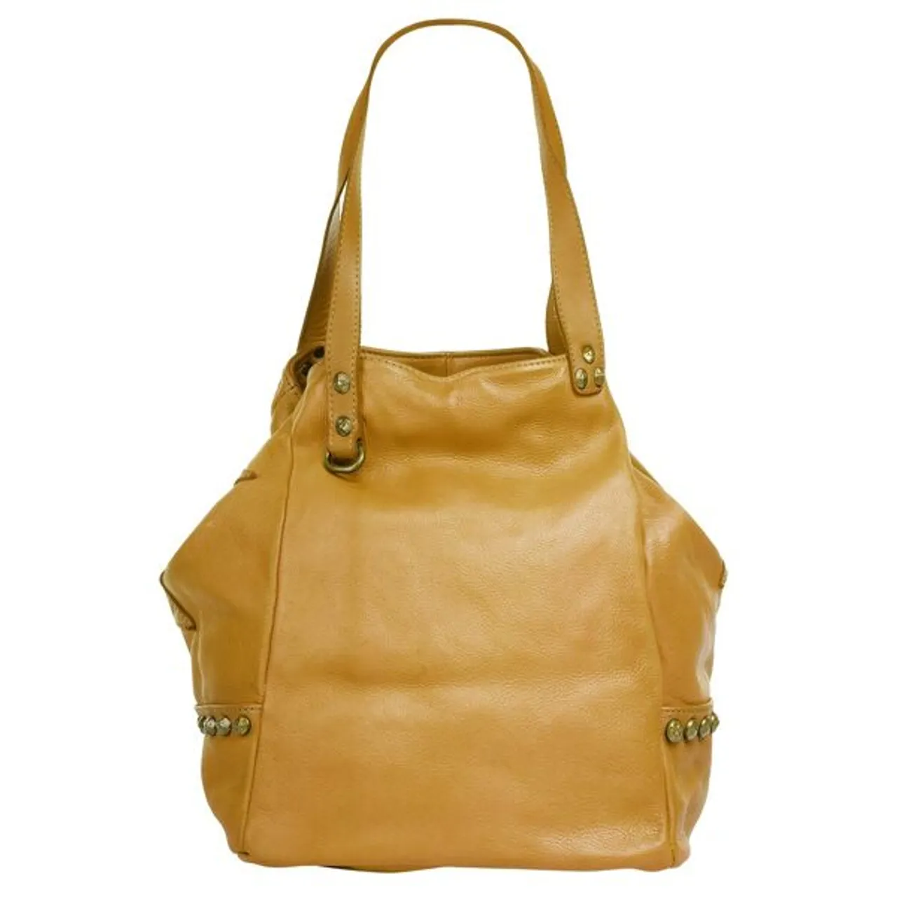 Shopper SAMANTHA LOOK Gr. B/H/T: 54 cm x 37 cm x 22 cm onesize, gelb Damen Taschen Handtaschen