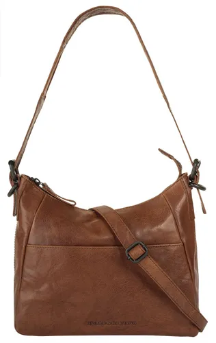 Shopper SPIKES & SPARROW Gr. B/H/T: 27 cm x 24 cm x 8 cm onesize, braun (cognac) Damen Taschen Handtaschen
