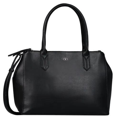 Shopper TOM TAILOR "Roma" Gr. B/H/T: 36 cm x 27 cm x 14 cm, schwarz Damen Taschen Handtaschen
