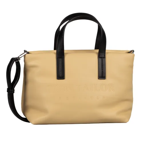 Shopper TOM TAILOR "Thessa" Gr. B/H/T: 29,5 cm x 20 cm x 13 cm, gelb Damen Taschen Handtaschen