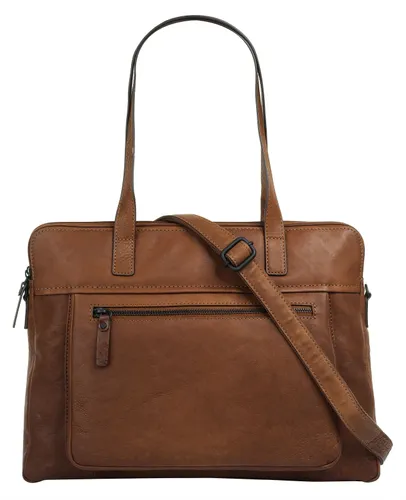 Shopper X-ZONE Gr. B/H/T: 34 cm x 28 cm x 9 cm onesize, braun (cognac) Damen Taschen Handtaschen