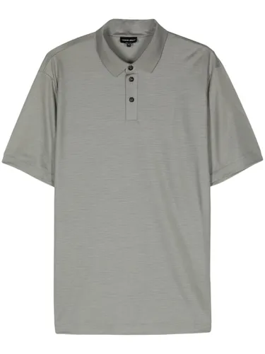 short-sleeve wool polo shirt