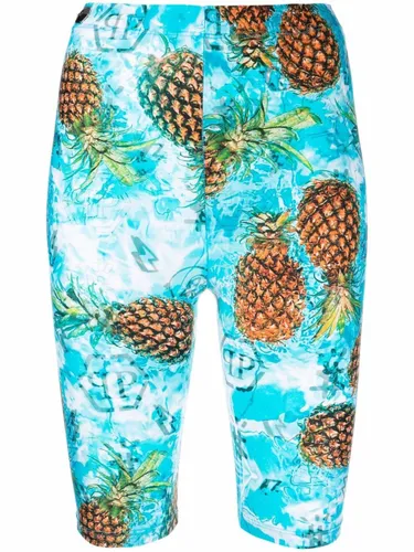 Shorts mit Ananas-Print