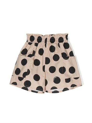 Shorts mit Polka Dots