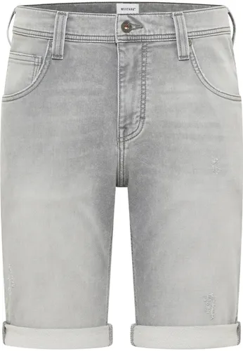 Shorts MUSTANG "Style Chicago Z" Gr. 36, grau (mittelgrau) Herren Hosen Shorts