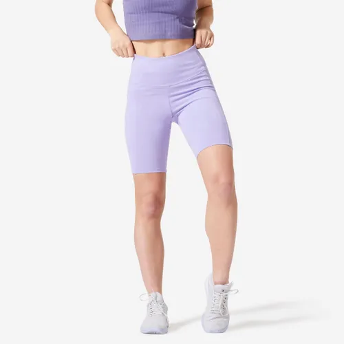 Shorts Radlerhose Damen figurformend - 520 violett